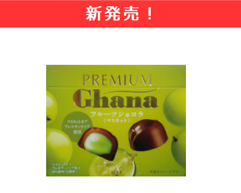 【新商品】ロッテ　プレミアムガーナ　フルーツショコラ（マスカット）×8個セット！
